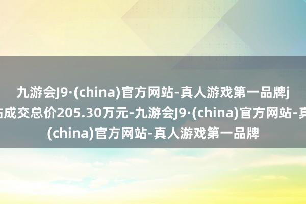 九游会J9·(china)官方网站-真人游戏第一品牌j9九游会官方网站成交总价205.30万元-九游会J9·(china)官方网站-真人游戏第一品牌