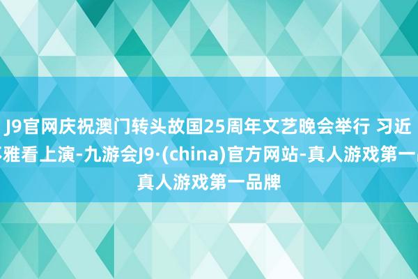 J9官网庆祝澳门转头故国25周年文艺晚会举行 习近平不雅看上演-九游会J9·(china)官方网站-真人游戏第一品牌