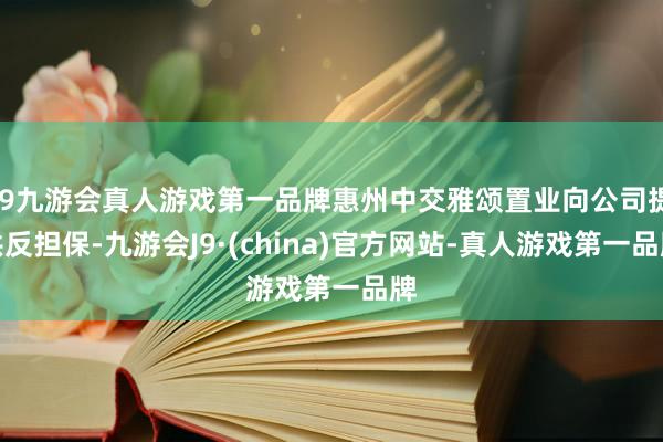 j9九游会真人游戏第一品牌惠州中交雅颂置业向公司提供反担保-九游会J9·(china)官方网站-真人游戏第一品牌