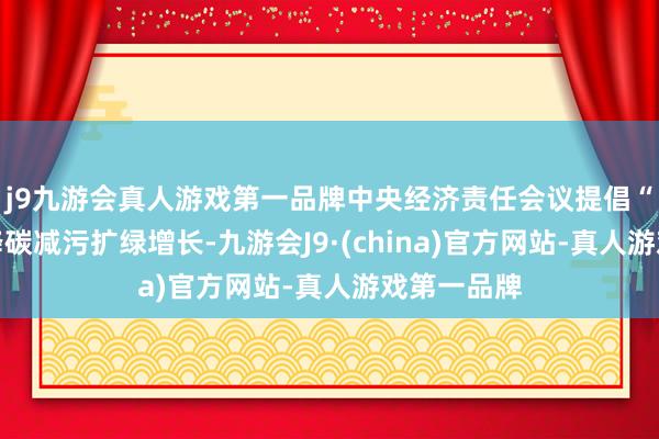 j9九游会真人游戏第一品牌中央经济责任会议提倡“协同鼓励降碳减污扩绿增长-九游会J9·(china)官方网站-真人游戏第一品牌