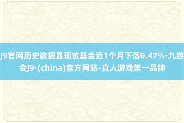 J9官网历史数据显现该基金近1个月下落0.47%-九游会J9·(china)官方网站-真人游戏第一品牌